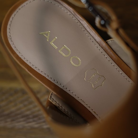 ALDO Brandey Cognac Sandals - Picture 7 of 12